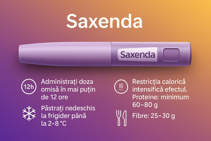 Saxenda Instrucțiuni de utilizare