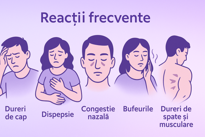 Reacții frecvente Cialis